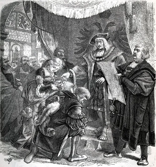 Framed Print : Ulrich von Hutten crowned poet Framed Print : Ulrich von Hutten crowned poet