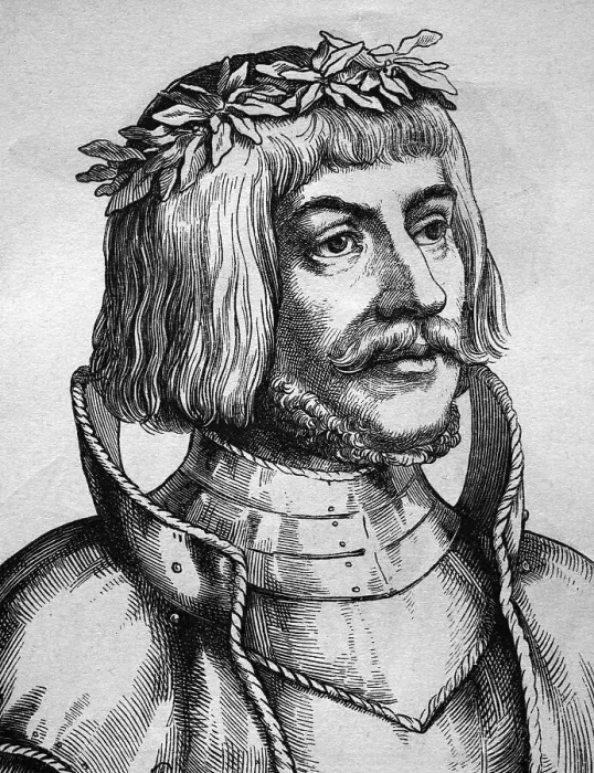 Framed Print : Ulrich von Hutten, humanist, first Imperial Knight Framed Print : Ulrich von Hutten, humanist, first Imperial Knight