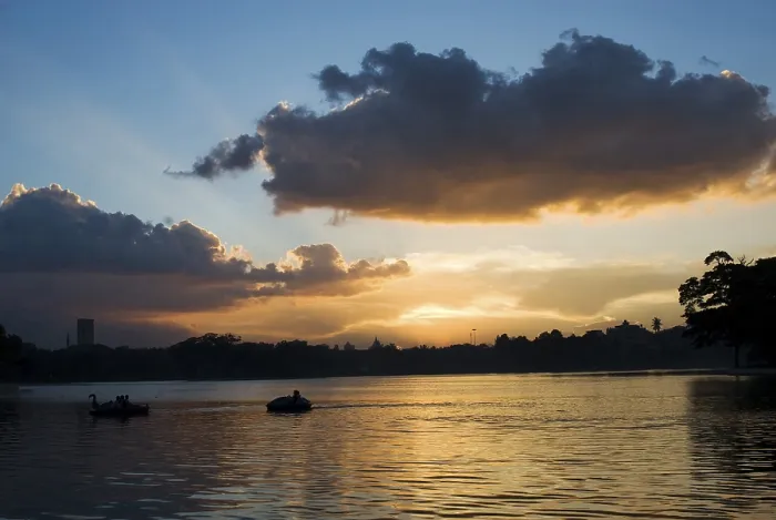 Framed Print : Ulsoor lake in Bangalore at Karnataka India Asia