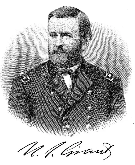 Framed Print : Ulysses S. Grant, born 27 April 1822