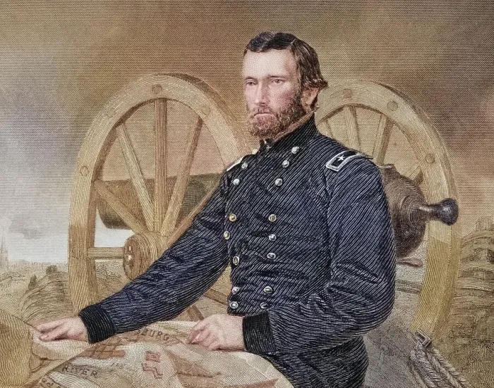 Framed Print : Ulysses S. Grant (born 27 April 1822 in Point Pleasant)