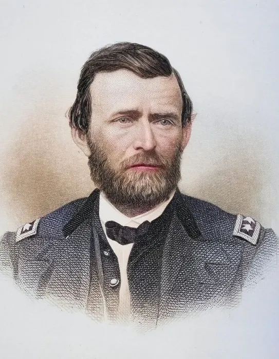 Framed Print : Ulysses S. Grant (born 27 April 1822 in Point Pleasant) Framed Print : Ulysses S. Grant (born 27 April 1822 in Point Pleasant)