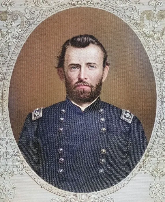 Framed Print : Ulysses S. Grant (born 27 April 1822 in Point Pleasant)