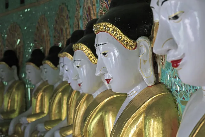 Framed Print : Umin Thounzeh Temple in Sagaing Framed Print : Umin Thounzeh Temple in Sagaing