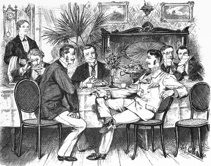 Framed Print : Uncles, gentlemen's company Framed Print : Uncles, gentlemen's company