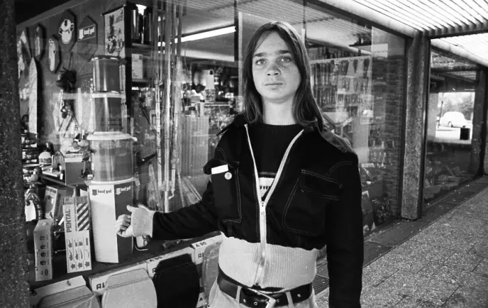 Framed Print : Unemployed or without an apprenticeship after leaving school was not uncommon in the 1970s