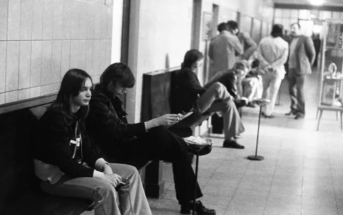 Framed Print : Unemployed or without an apprenticeship after leaving school was not uncommon in the 1970s