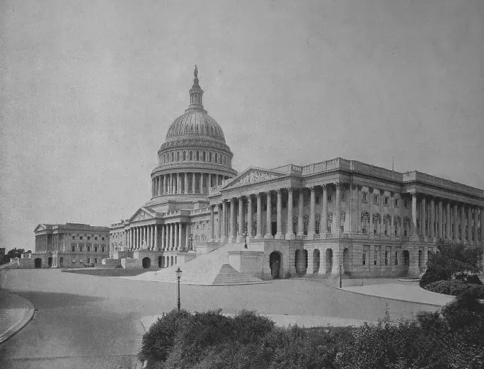Framed Print : United States of America, the Capitol in Washington