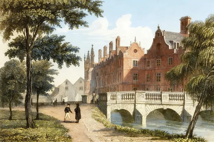 Framed Print : The University of Cambridge, England, 18th century
