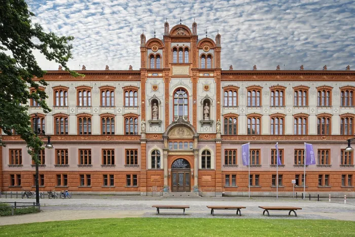 Framed Print : University main building, Mecklenburg Neo-Renaissance