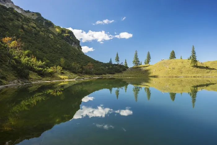 Framed Print : Unterer Gaisalpsee, Allgaeu Alps