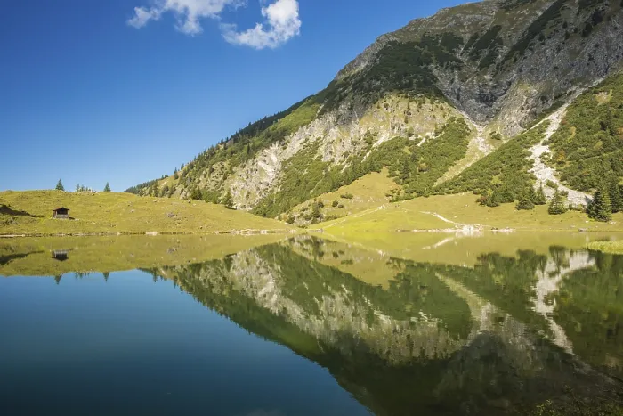 Framed Print : Unterer Gaisalpsee, Allgaeu Alps