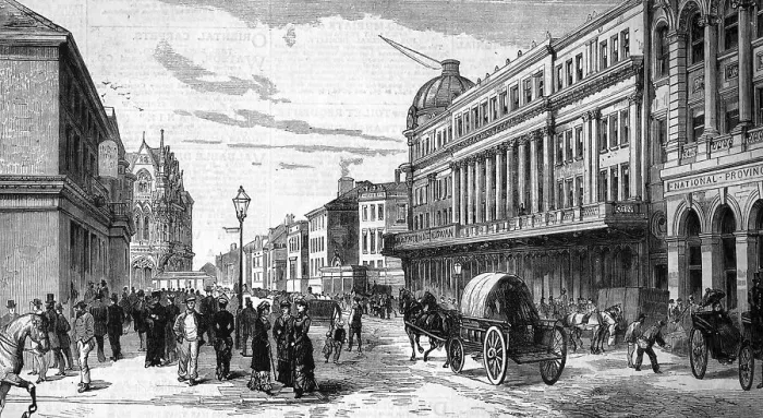 Framed Print : Upper High Street of Sunderland Framed Print : Upper High Street of Sunderland