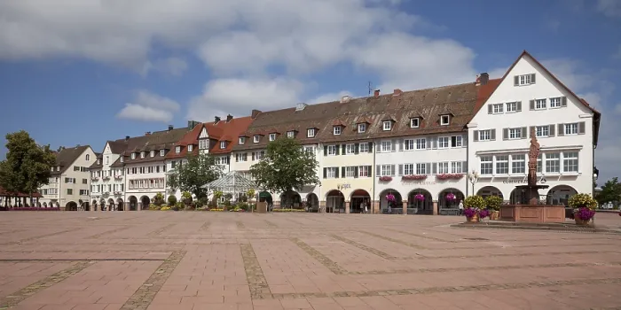 Framed Print : Upper Market Square, Freudenstadt