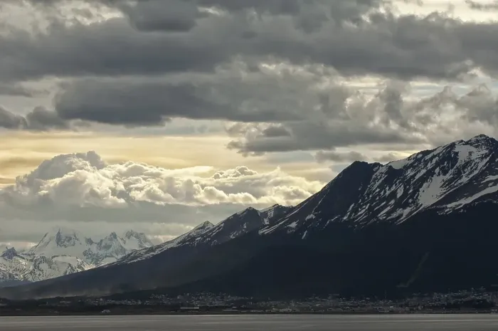 Framed Print : Ushuaia and the Beagle Channel