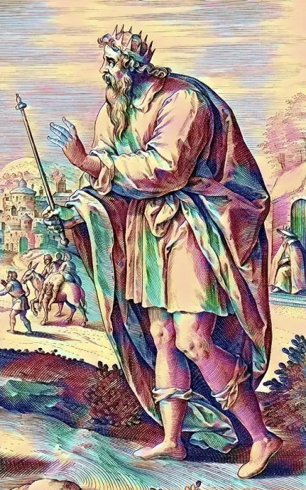 Framed Print : Uzziah, Ozias, Usija, Azarias, Asarja, or Azariah, the tenth king of the ancient Kingdom of Judah, according to the Hebrew Bible, digitally edited