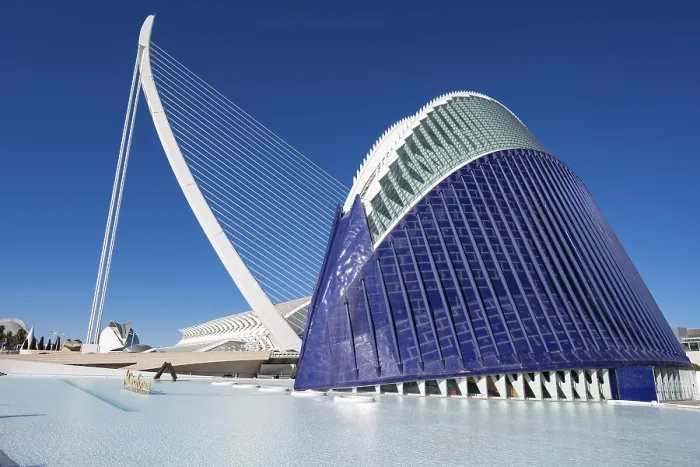Framed Print : VALENCIA, SPAIN - FEBRUARY 7, 2025: City of Arts and Sciences