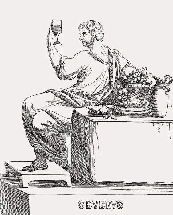 Framed Print : Valerius Severus, or Severus II