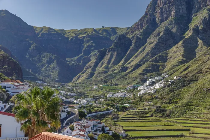 Framed Print : Valley of Agaete, Barranco de Agaete