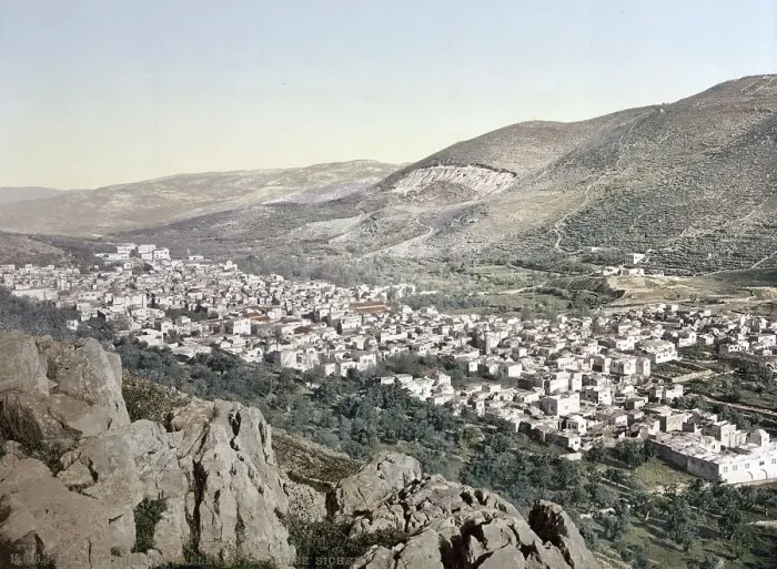 Framed Print : The Valley of Napulus, Nablus, Holy Land Framed Print : The Valley of Napulus, Nablus, Holy Land