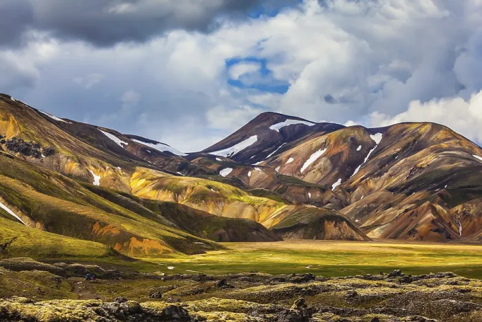 Framed Print : Valley National Park Landmannalaugar Framed Print : Valley National Park Landmannalaugar