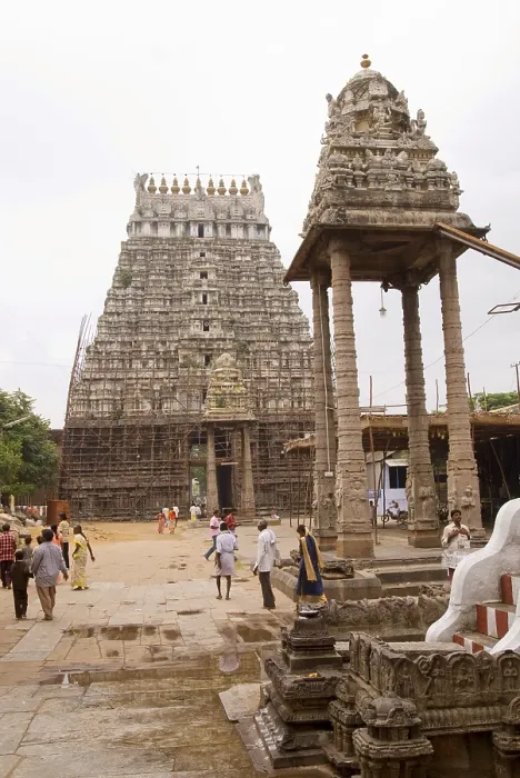 Framed Print : Varadaraja Perumal Vishnu temple in Kanchipuram