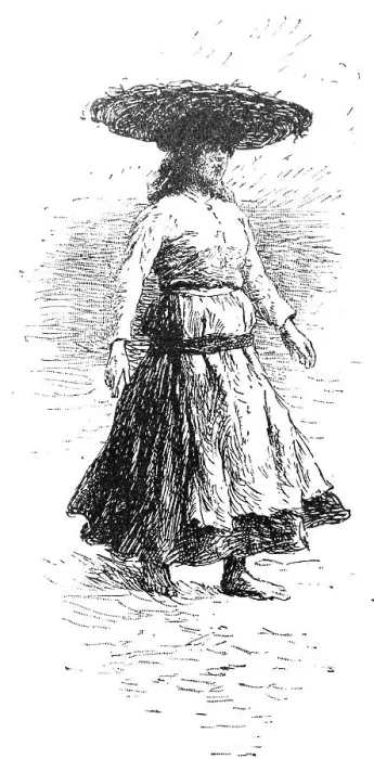 Framed Print : A Varina, fish seller in typical traditional costume