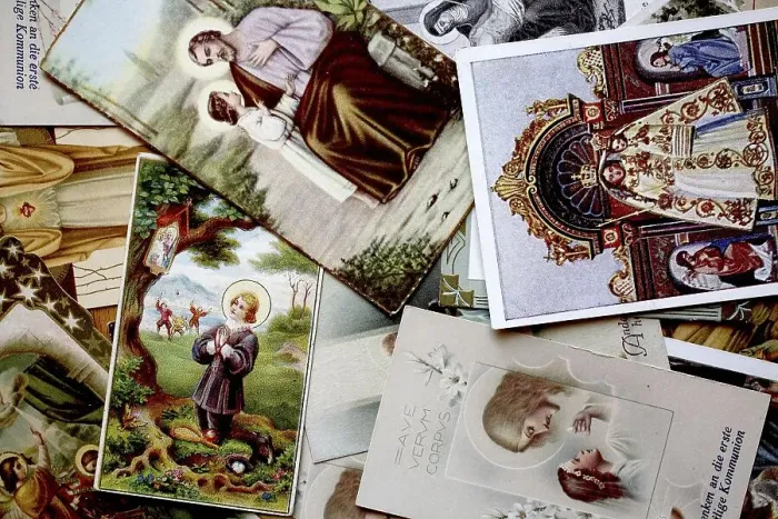 Framed Print : Various pictures of saints of the Catholic Church