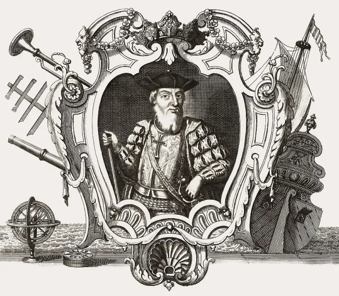 Framed Print : Vasco da Gama, c. 1460s - 1524