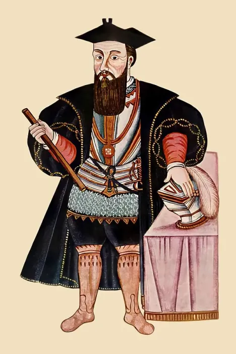 Framed Print : Vasco da Gama, c. 1460s - 1524