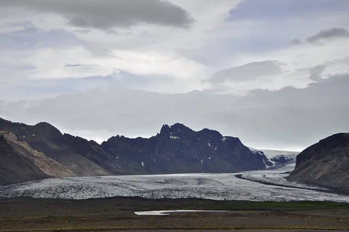 Framed Print : Vatnajokull, south coast, landscape Framed Print : Vatnajokull, south coast, landscape