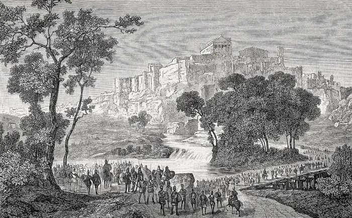 Framed Print : Veii or Veius, an ancient Etruscan city near Rome