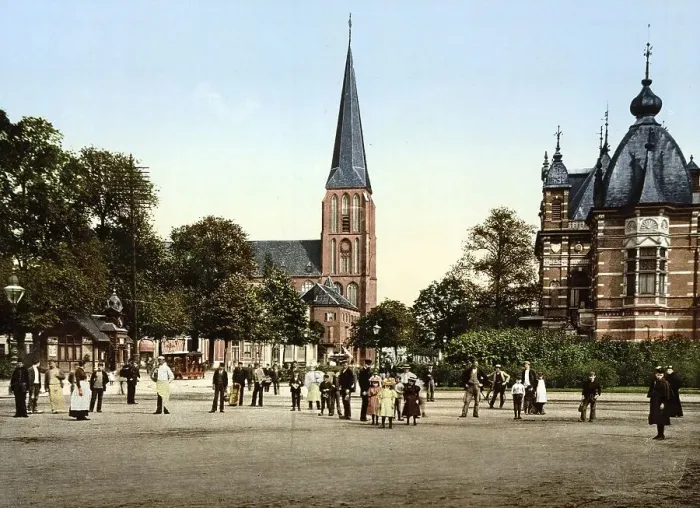 Framed Print : Velper Square in Arnhem, Arnhem Framed Print : Velper Square in Arnhem, Arnhem