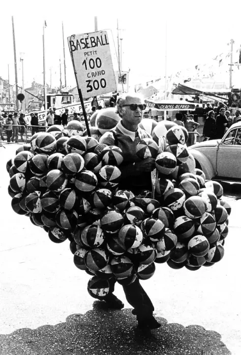 Framed Print : Vendor of baseballs, between 50s and 60s Framed Print : Vendor of baseballs, between 50s and 60s