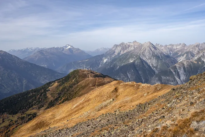 Framed Print : Venet ridge with Krahberg summit