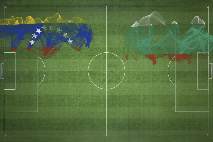 Framed Print : Venezuela vs Bulgaria Soccer Match Framed Print : Venezuela vs Bulgaria Soccer Match