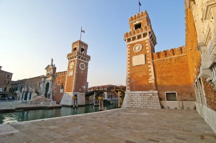 Framed Print : Venice Italy Arsenale ancient Serenissima militar structure