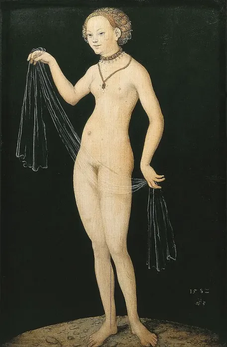 Framed Print : Venus, painting by Lucas Cranach the Elder Framed Print : Venus, painting by Lucas Cranach the Elder