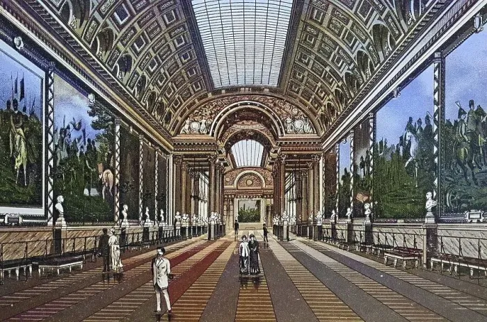 Framed Print : Versailles, La Galerie des Batailles