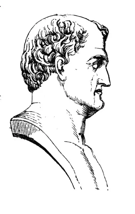 Framed Print : Vespasian, Titus Flavius Caesar Vespasianus Augustus