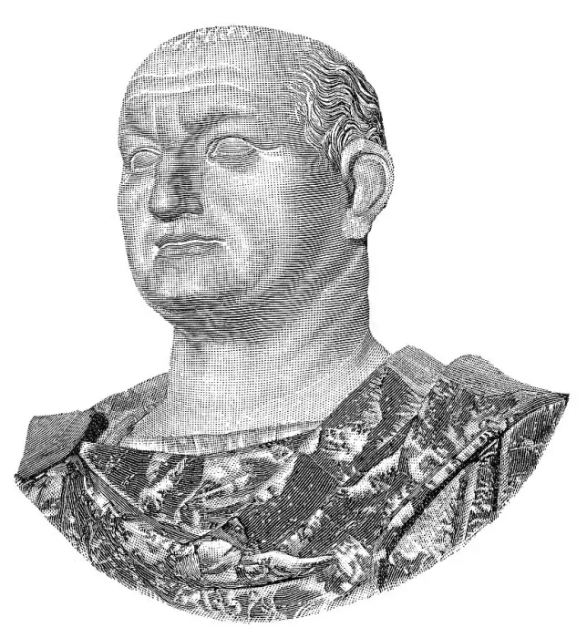 Framed Print : Vespasian, or Titus Flavius ​​Vespasianus