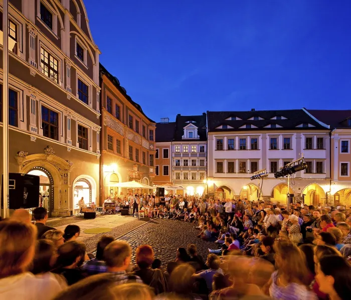Framed Print : Viathea, street theatre festival in Goerlitz