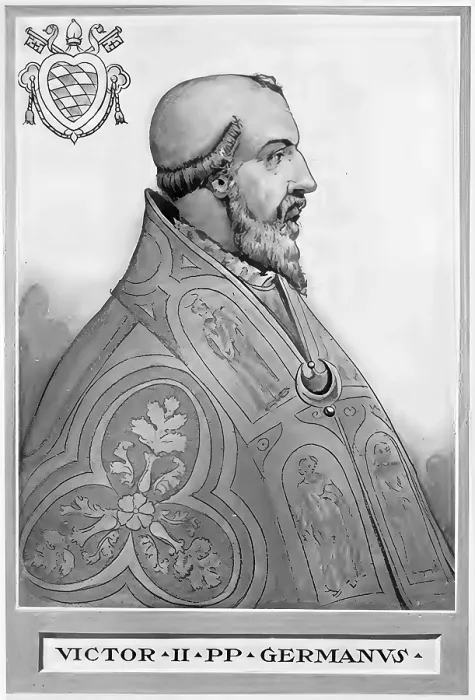 Framed Print : Victor II, also Victor II (born around 1020)