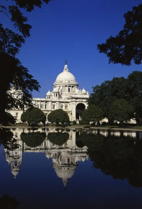 Framed Print : Victoria Memorial built in 1921, Calcutta Kolkata, West Bengal, India, Asia