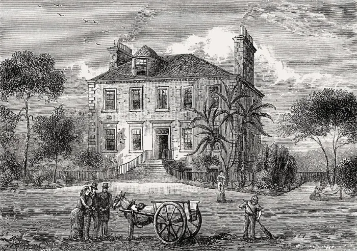 Framed Print : Victorian villa, Marionville Road
