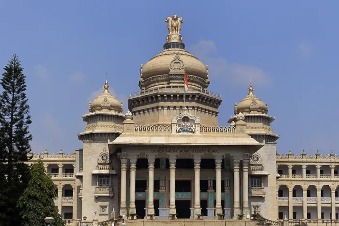 Framed Print : Vidhana Soudha Secretariat and state Legislature