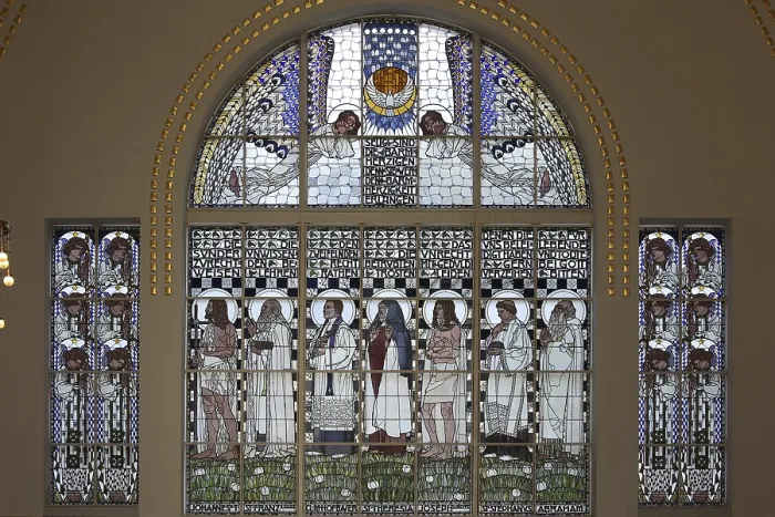 Framed Print : Vienna, Church at Steinhof, built 1905-1907 by Otto Wagner