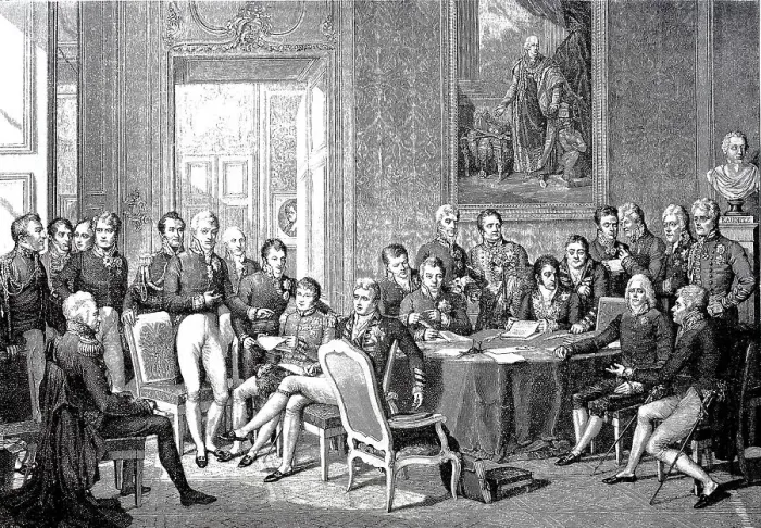 Framed Print : The Vienna Congress, from 18 September 1814 to 9 June 1815