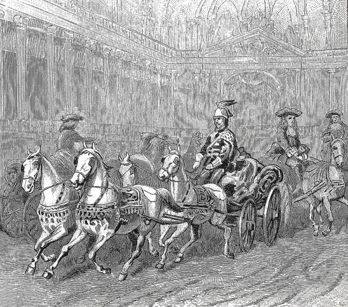 Framed Print : In the Vienna Winter Riding School around 1895