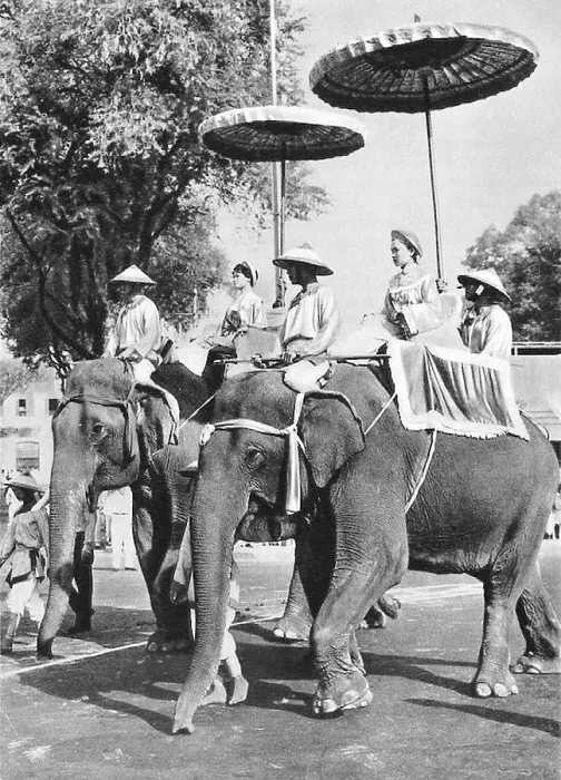 Framed Print : Two Vietnamese women on elephant back represent the celebrated Trung Sisters (Hai Ba Trung) Framed Print : Two Vietnamese women on elephant back represent the celebrated Trung Sisters (Hai Ba Trung)